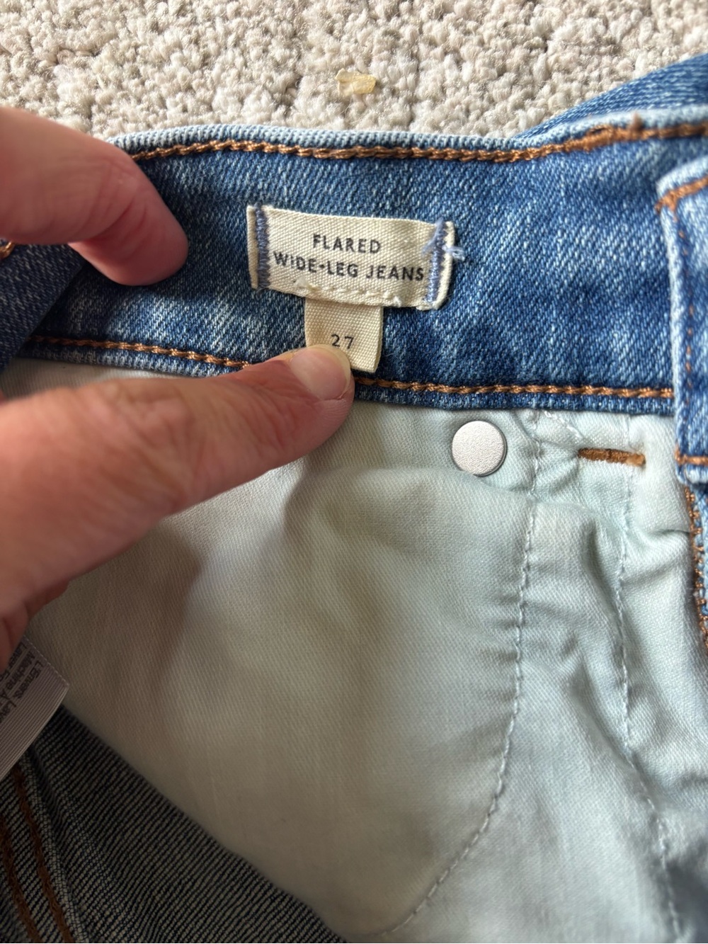Madewell High-Rise Wide Leg Jeans - Picture 5 of 6